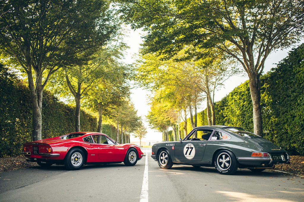 Ferrari and Porsche