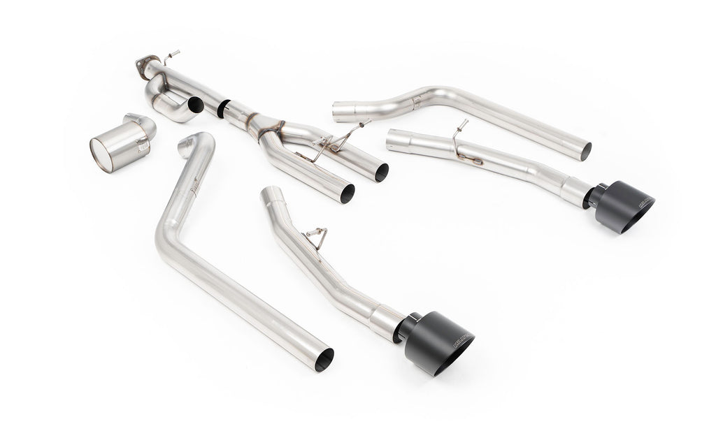 Cat Back with 5.5&#039; Cerakote Black Tips