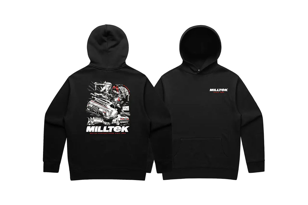 Milltek Black Hoodie (Summer Edition) - Small