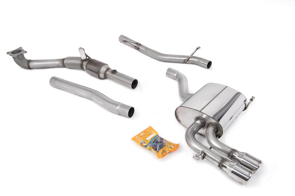 Non-Resonated (Louder) Turbo-Back Exhaust System with Hi-Flow Sports Catalyst