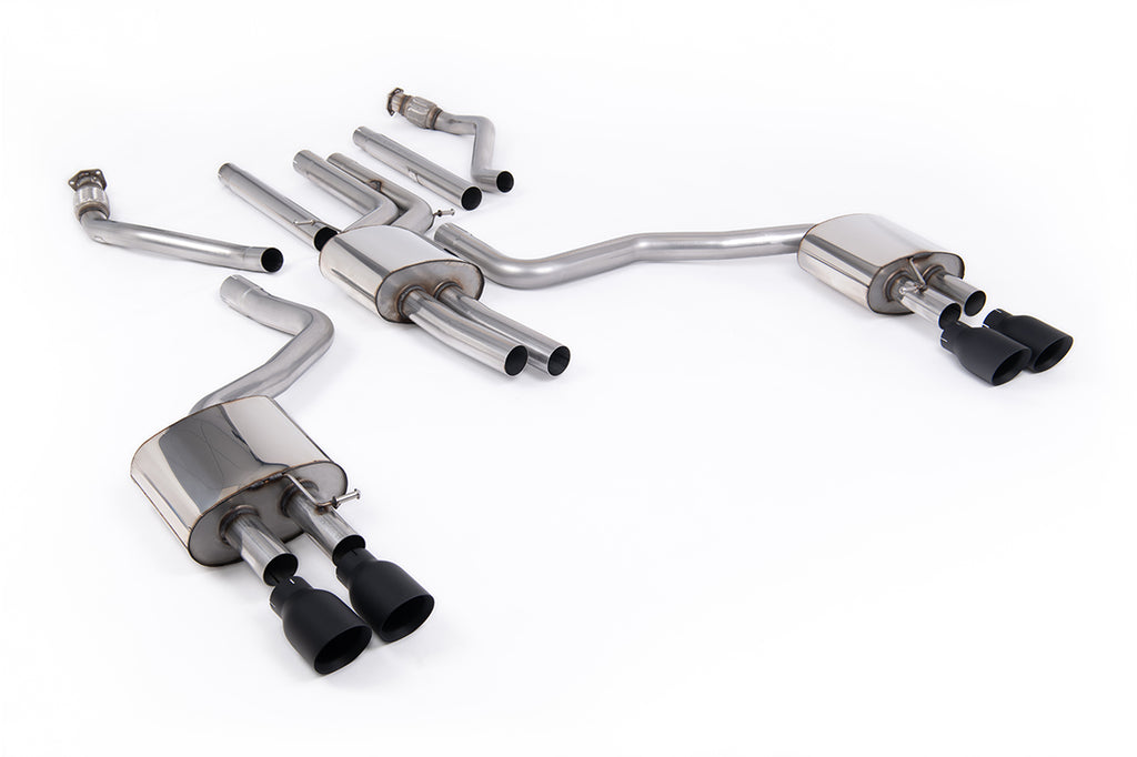 Resonated Cat Back with Cerakote Black Trims