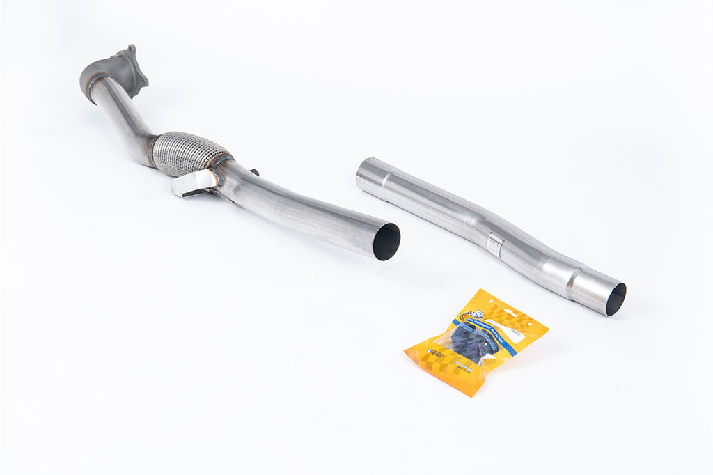 Stainless Steel Cast Large Bore Downpipe with Catalyst Delete (For Milltek Cat-Back)