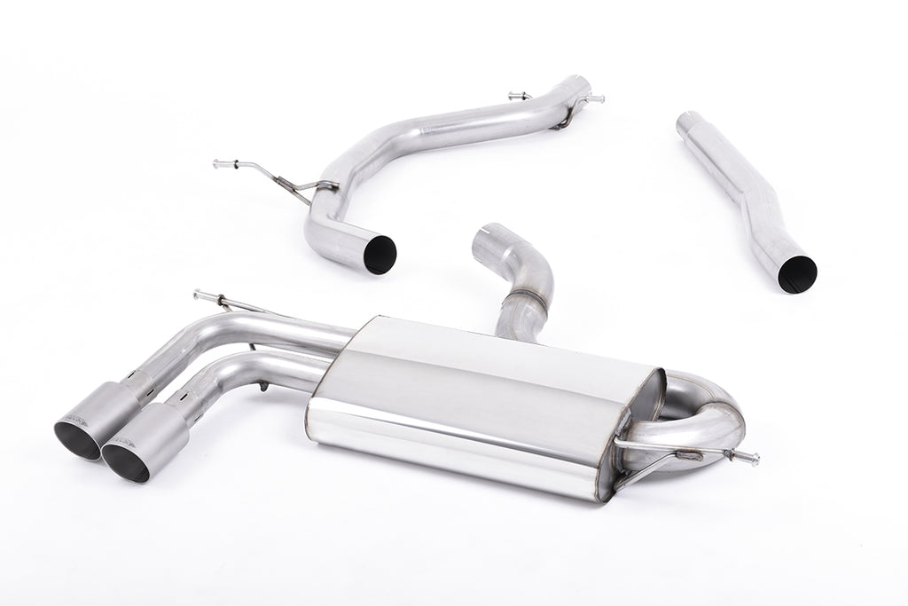 Audi A3/VW Golf GTD/Scirocco GT - TDI 2.0 170PS - DPF-Back Exhaust System with Titanium Trims