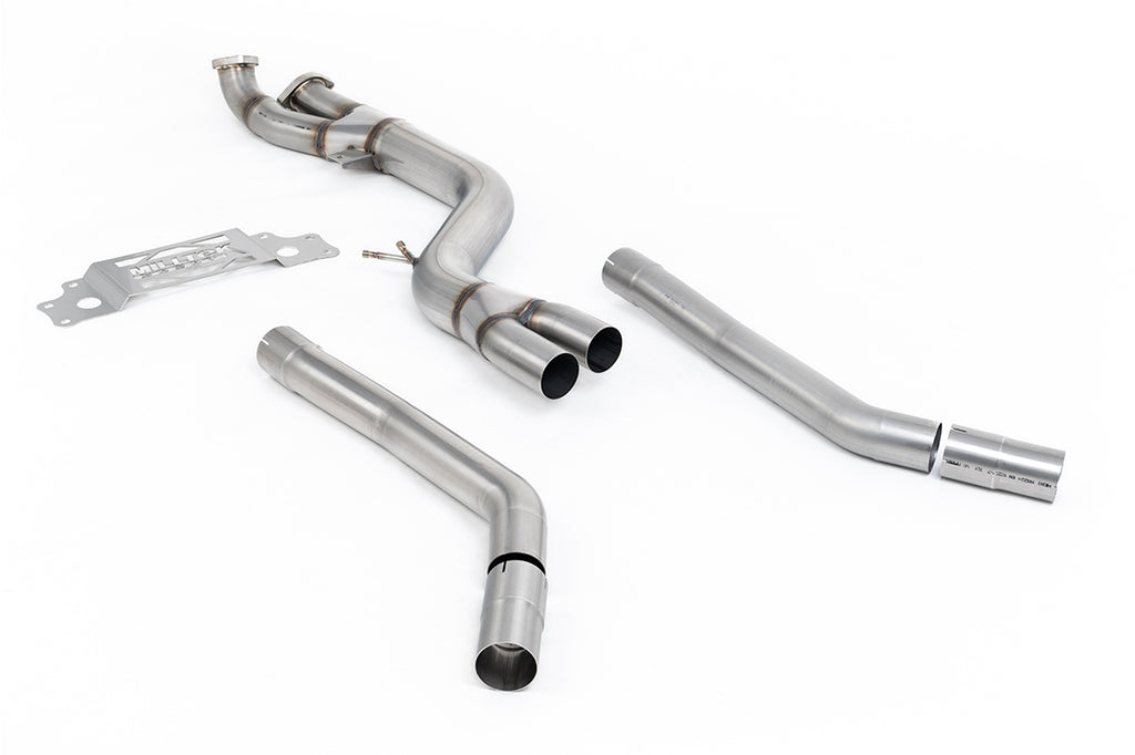 BMW G87 M2 - OPF/GPF Bypass Single Pipe 102mm - Non Resonated to Milltek Axle Back Only