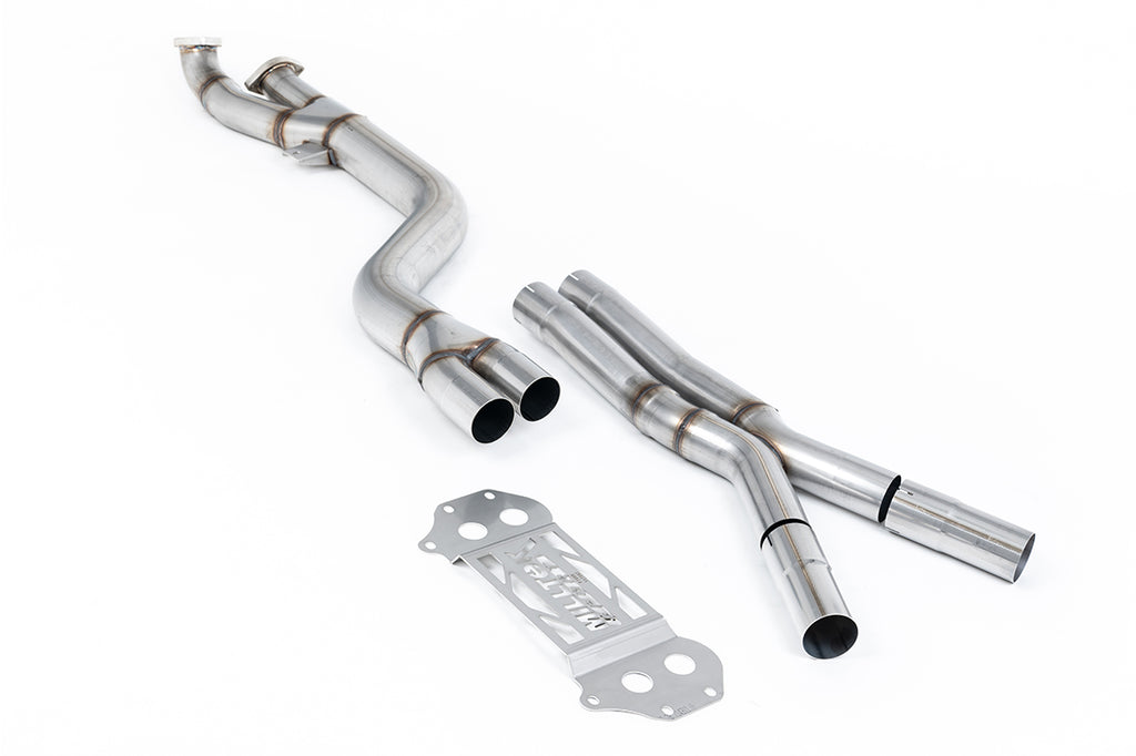 BMW G8X M3/M4 - Secondary Catalyst Bypass - X Pipe to Milltek Axle Back Only
