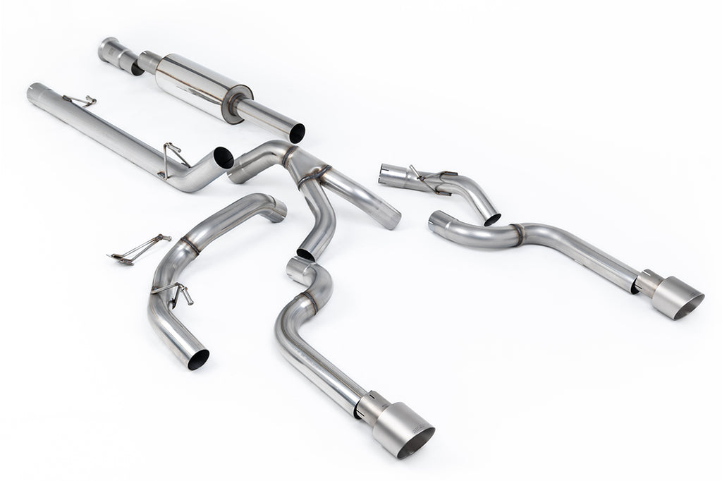 Road+ Cat-Back with Dual Brushed Titanium Tips