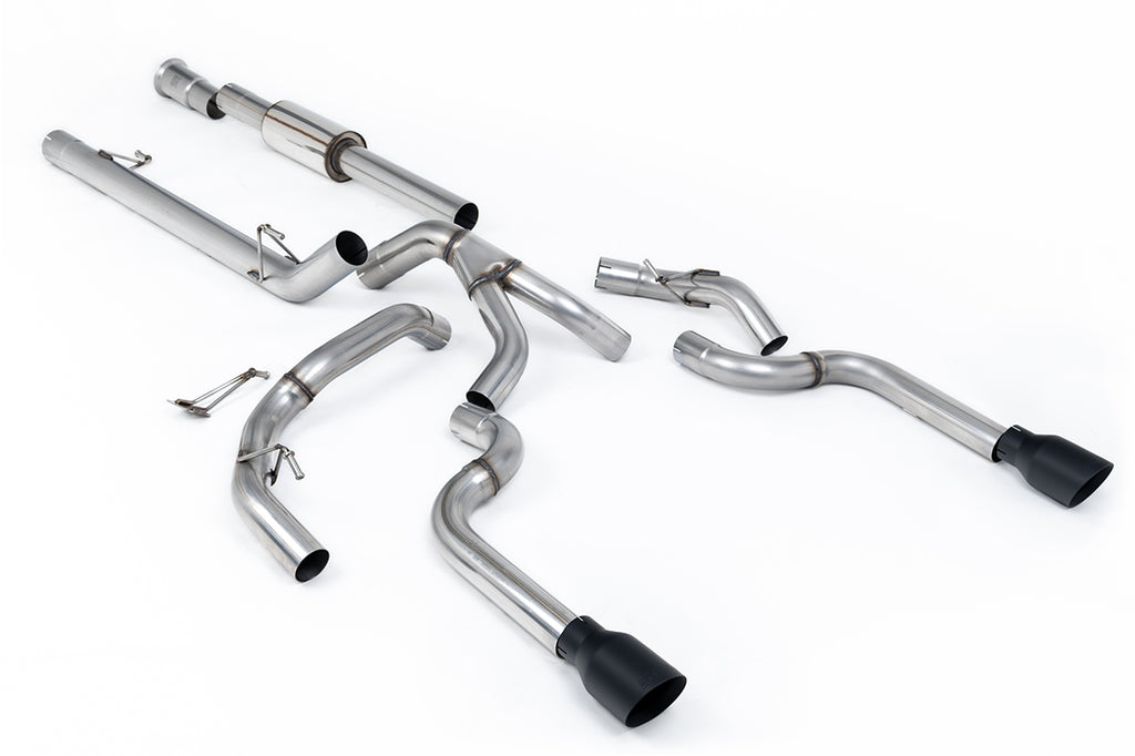 Race Part-Resonated (Louder) Cat-back with Dual Cerakote Black Tips