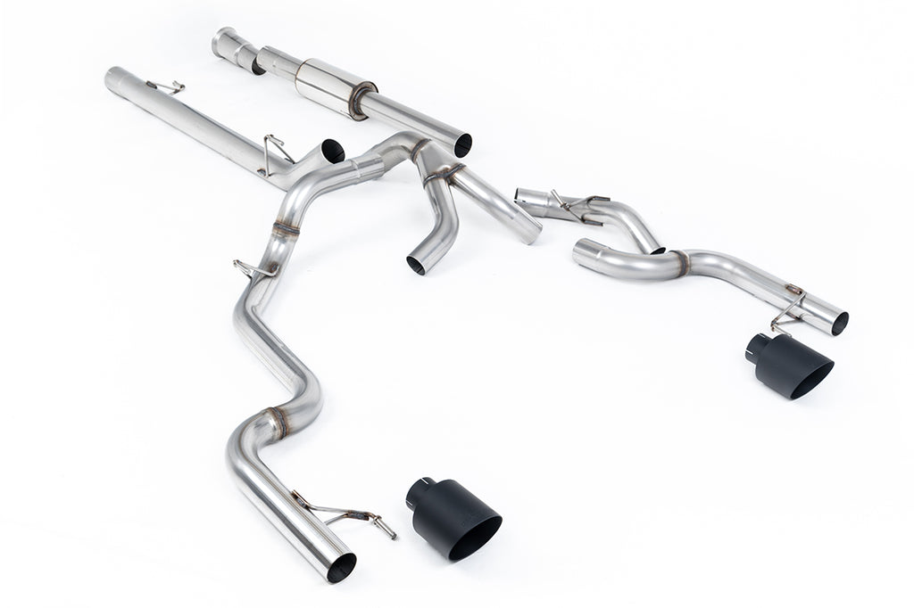 Race Part-Resonated (Louder) Cat-back with Dual Cerakote Black Tips