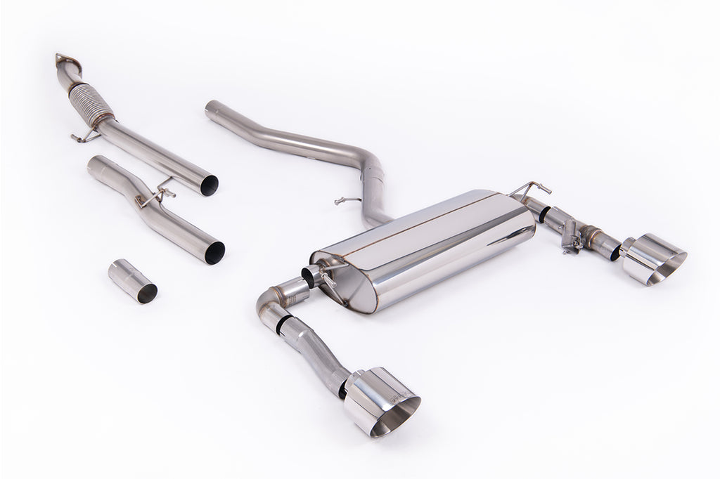 Non-Resonated (Louder) Cat-back with Polished Tips