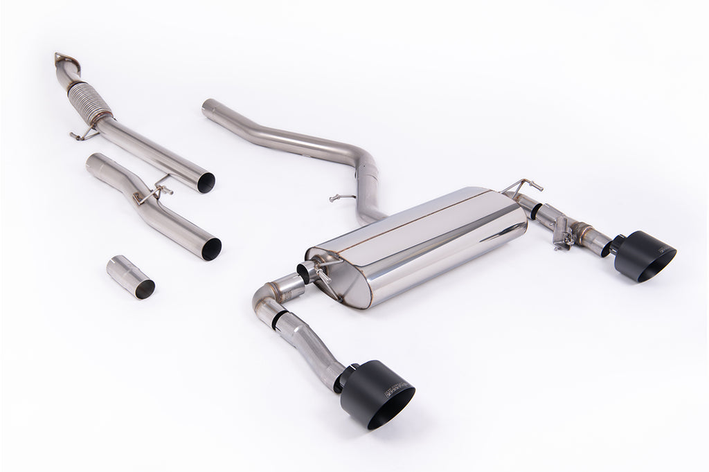 Non-Resonated (Louder) Cat-back with Cerakote Black Tips