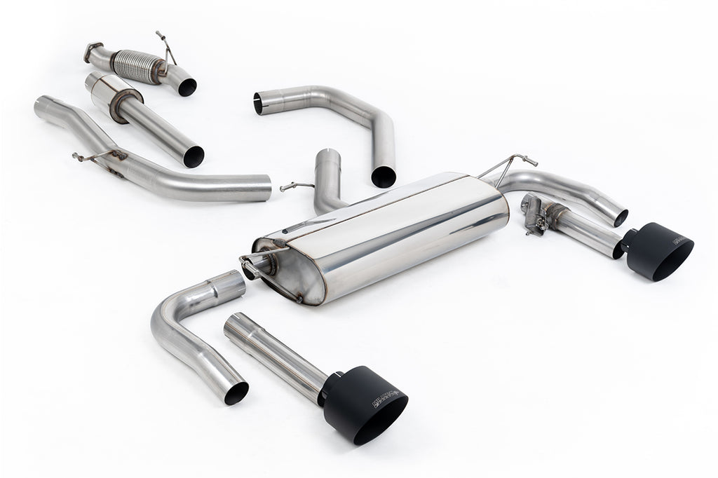 Resonated Valved Cat-back with Cerakote Black Trims