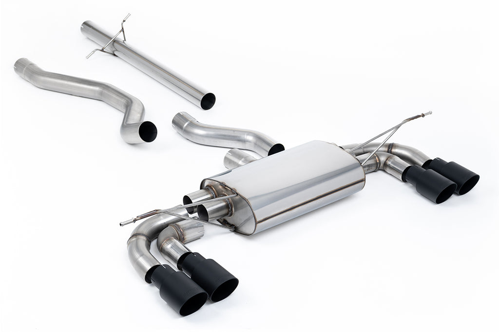 Non Resonated (Louder) OPF/GPF Back System with Cerakote Black Trims