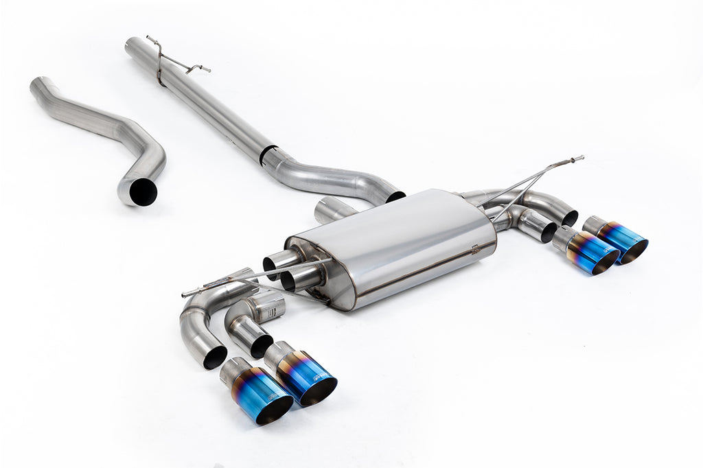 Non Resonated OPF/GPF Back System with Burnt Titanium Trims