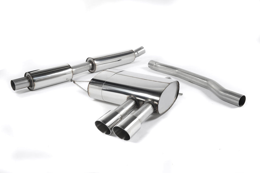 Mini Cooper S F56 - Resonated (Quieter) Cat-Back Exhaust System with Polished Tips
