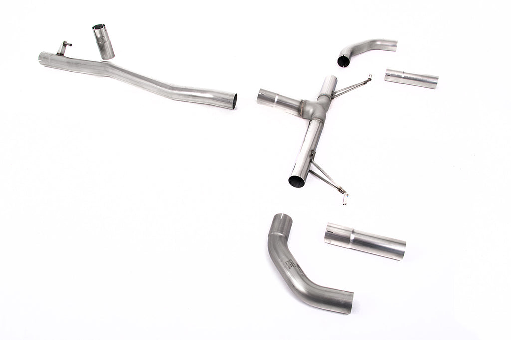 Race Non-Valved GPF-Back Exhaust (Loudest) - Uses OE Trims