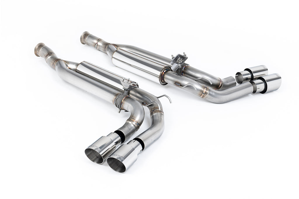 Cat-Back Exhaust System with Polished Trims