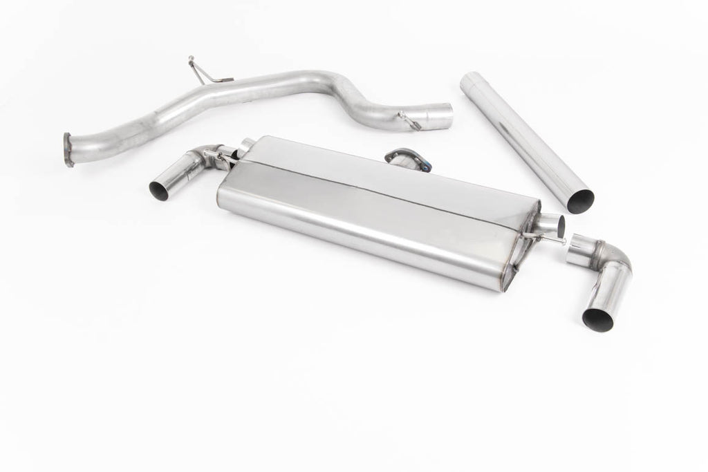 Non-Resonated (Louder) Cat-Back Exhaust System with Cerakote Black Oval Tips