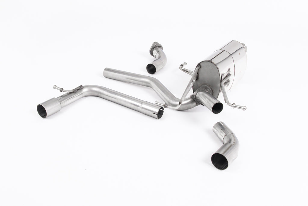 Front Pipe-Back System with GT-115 Titanium Trims - EC Approved