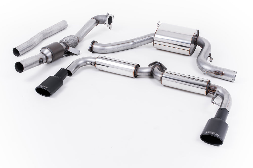 Resonated (Quieter) Turbo-Back Exhaust System with Hi-Flow Sports Catalyst