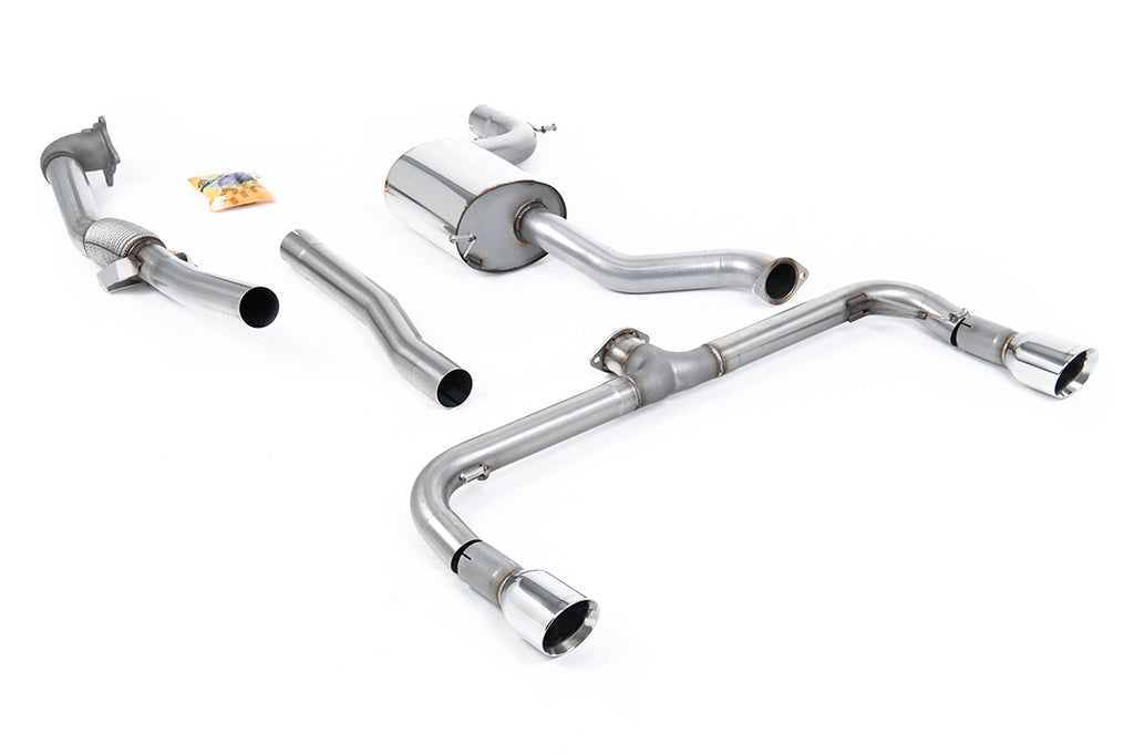 VW Golf Mk6 GTi Edition 35 - Non-Resonated Turbo-Back Exhaust System with Catalyst Delete