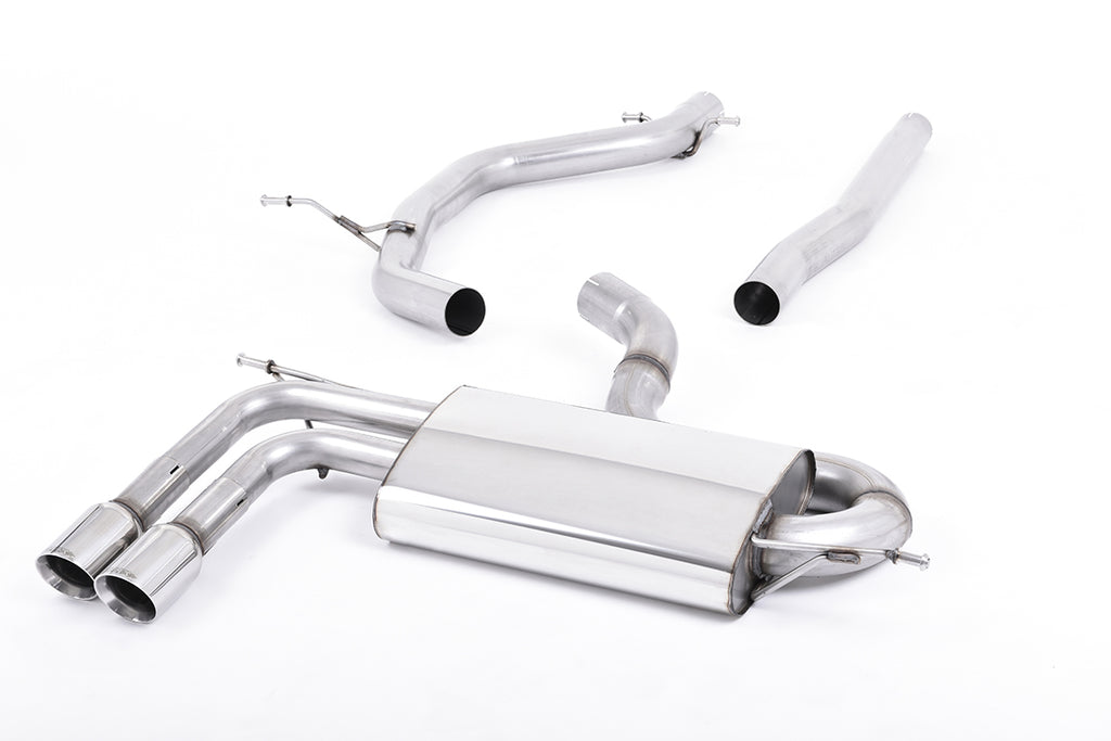 Audi A3/VW Golf GTD/Scirocco GT - TDI 2.0 170PS - DPF-Back Exhaust System with Polished Trims