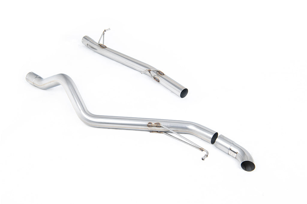 Non-Resonated (Louder) DPF-Back Exhaust System with Discrete Outlet