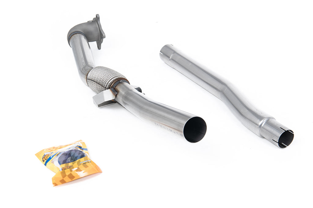Stainless Steel Cast Large Bore Downpipe with Catalyst Delete (For OE Cat-Back) (Golf GTI)