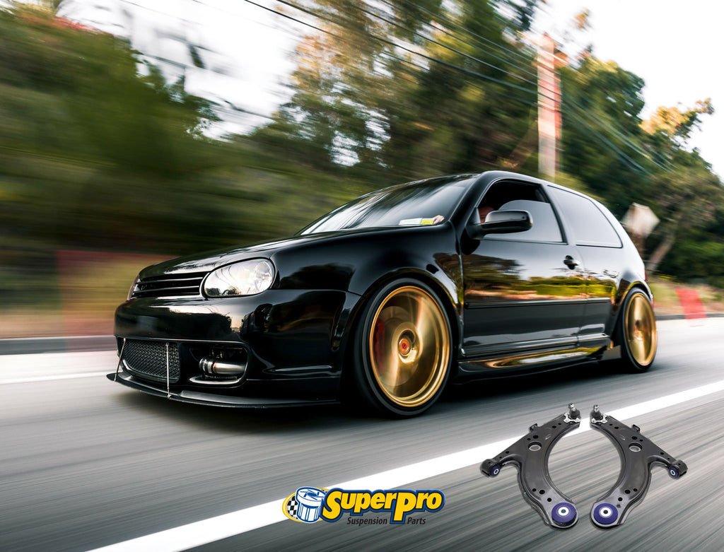 VW Golf MK4 Front-Wheel Drive OEM+ Front Control Arm Kit (Standard Ali ...
