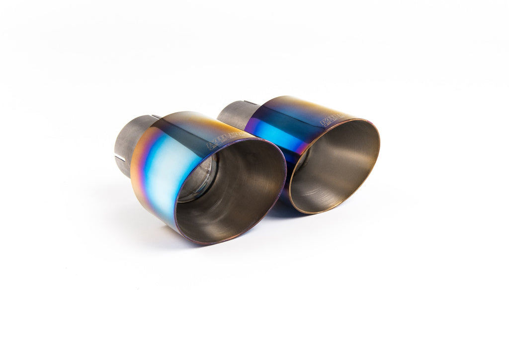 Burnt Titanium GT (round) 100 Exhaust Tip - MSTIP216