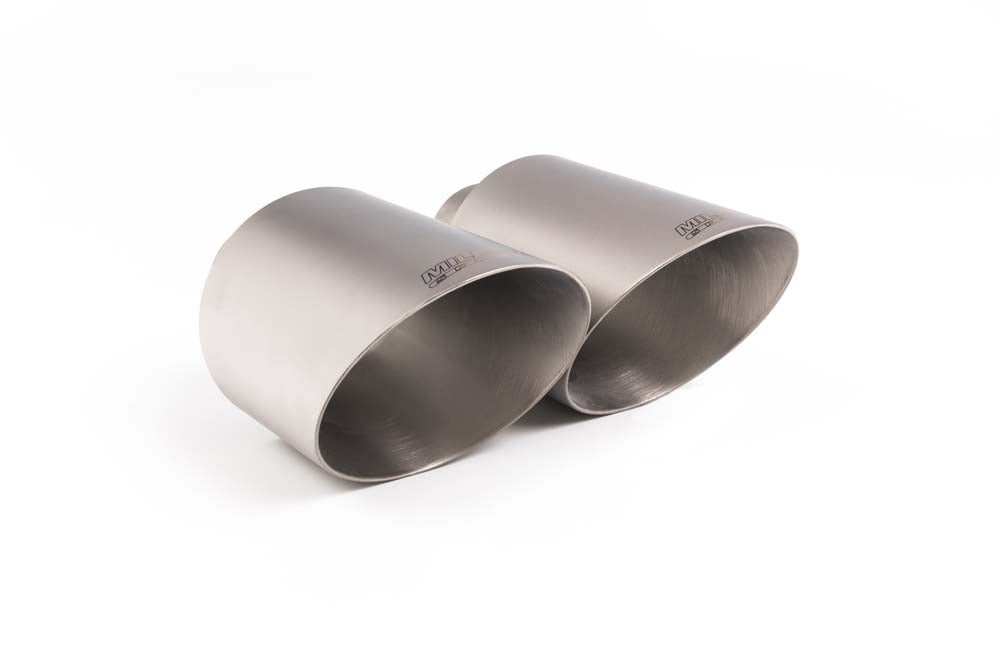Brushed Titanium GT (round) 115 Exhaust Tip, Standard - MSTIP153