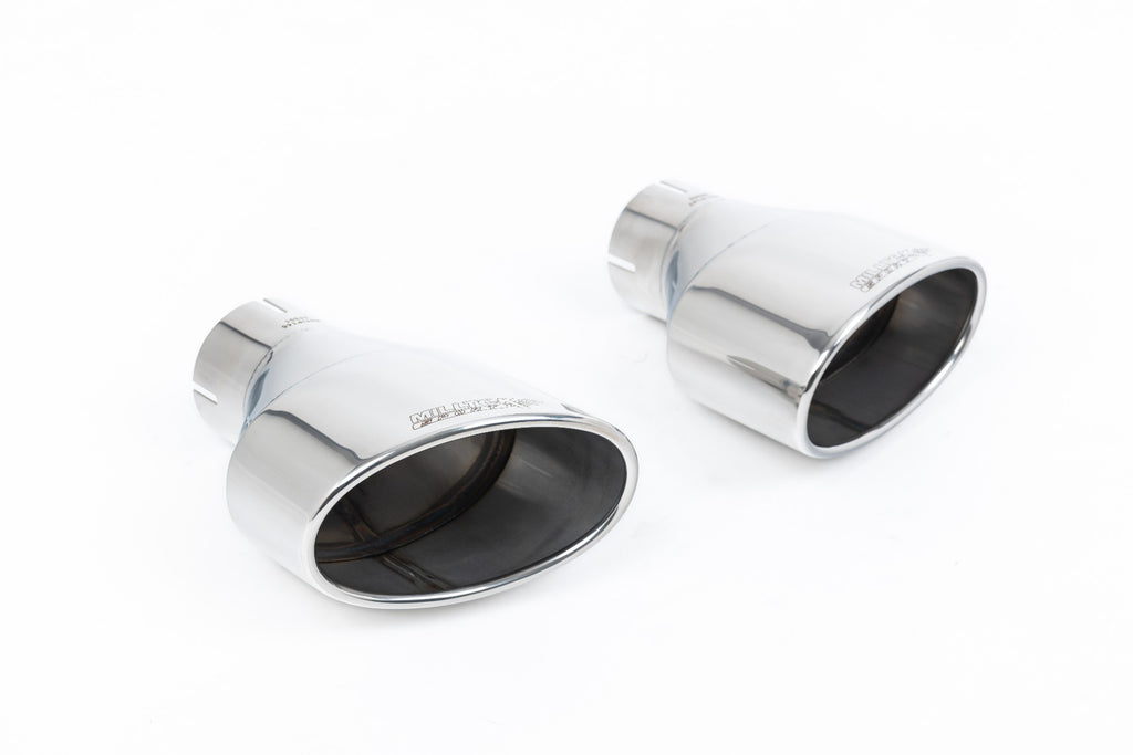 80mm Resonated (Quieter) Cat Back with Polished Trims