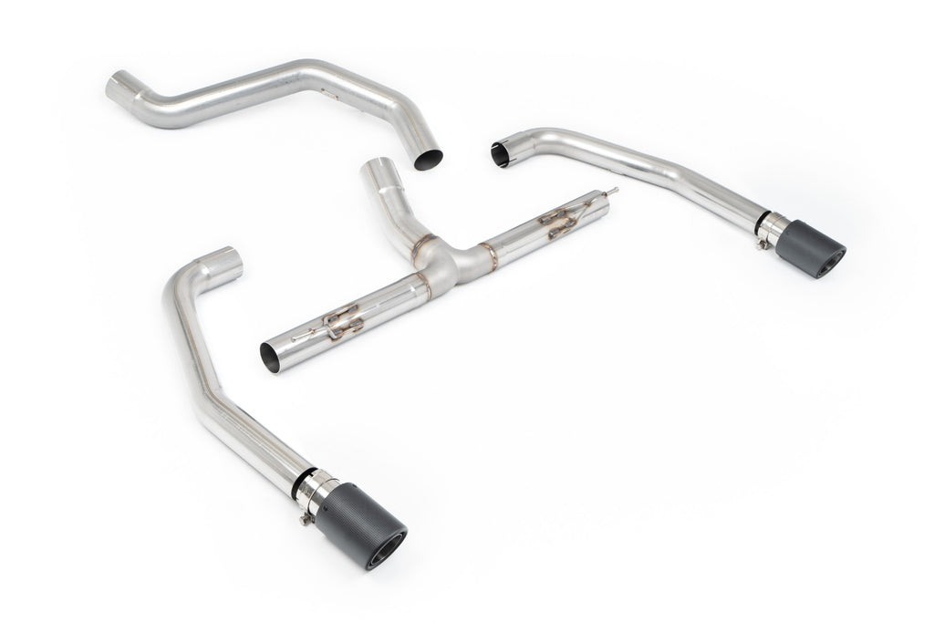 Non Resonated (Louder) Particulate Filter Back with Carbon Tips