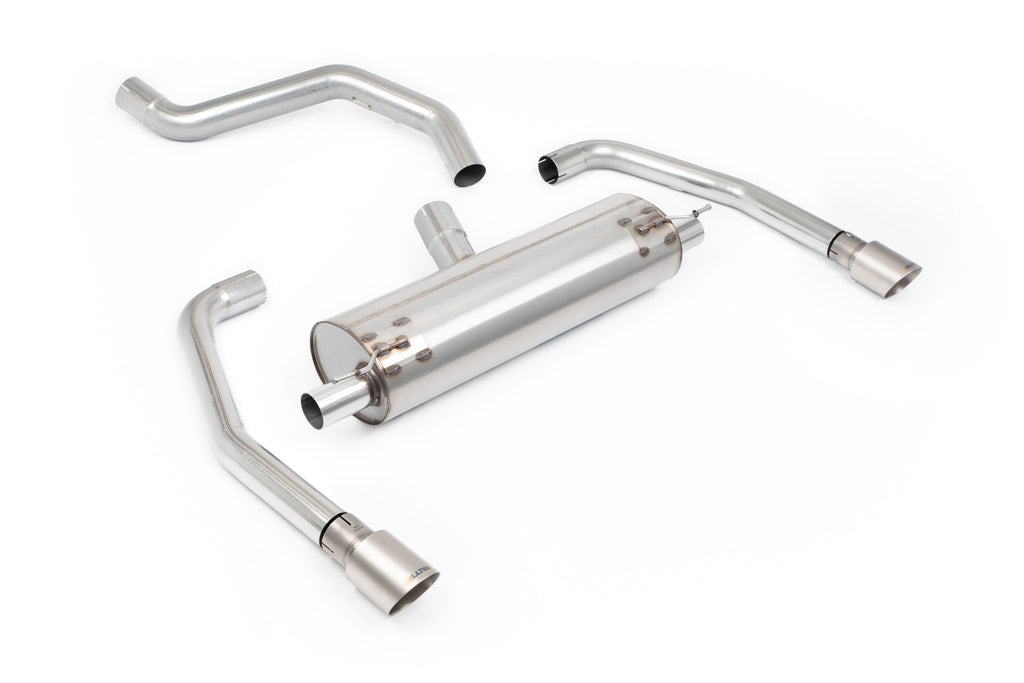 Resonated Particulate Filter Back with Brushed Titanium Tips