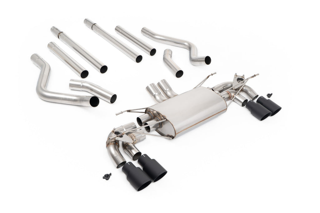 Non-Resonated (Louder) Valved OPF/GPF Back System with Cerakote Black Trims