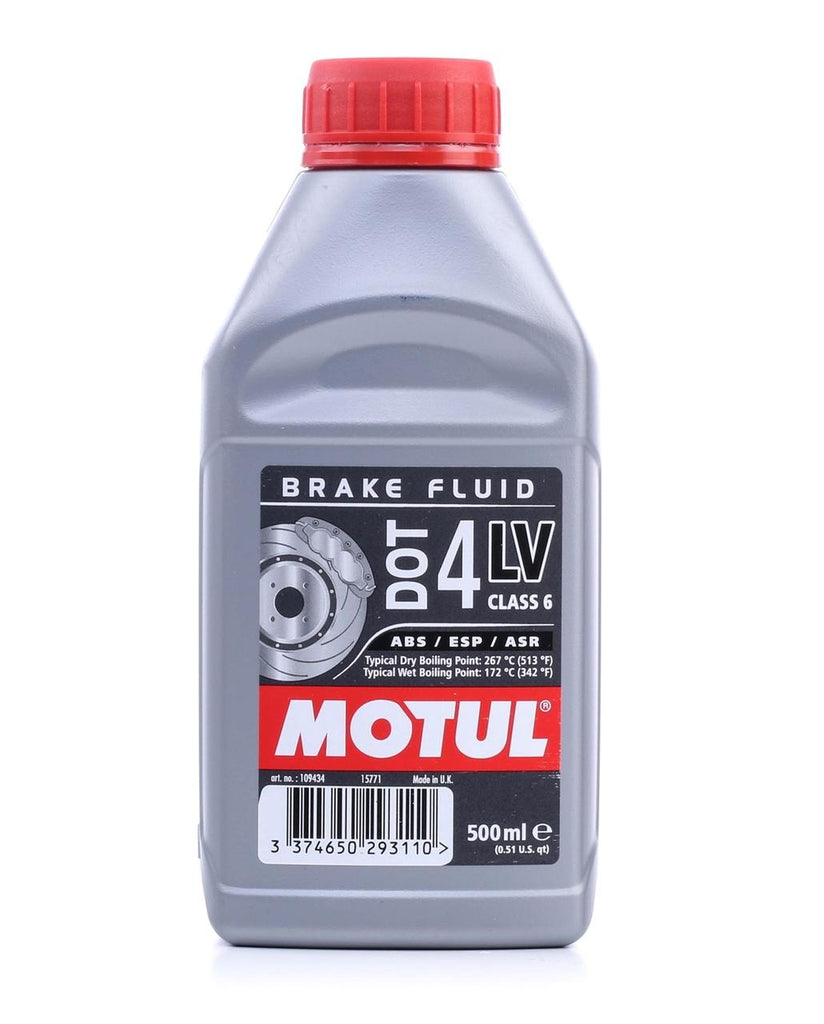 Motul DOT 4 LV (Low Viscosity) Brake Fluid 500ml