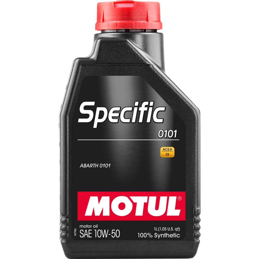 Motul Specific Abarth 0101 10W-50 1 litre bottle